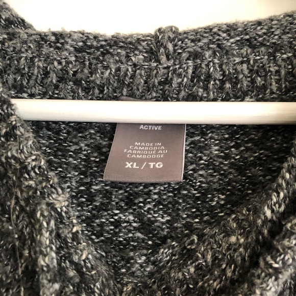 Grey Marled Hooded Sweater - Picture 12 of 15